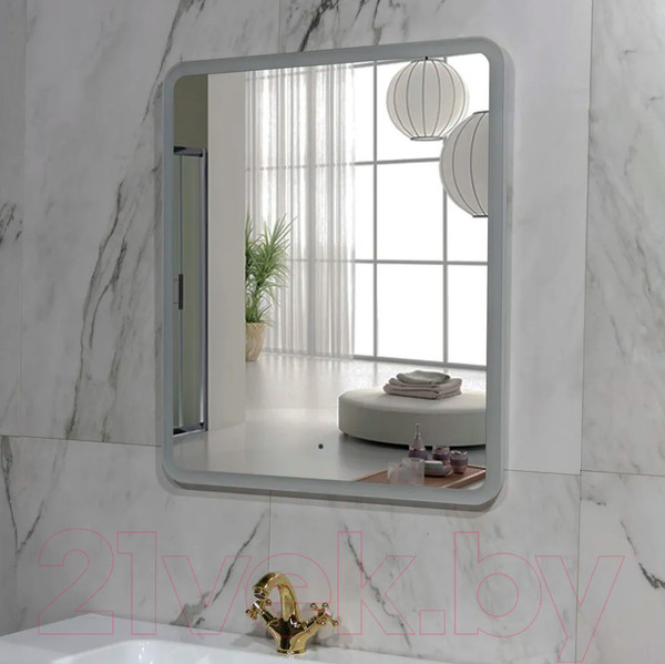 Изображение товара Зеркало Пекам Marta 60x60 / marta-60x60B (с подсветкой и бесконтактным сенсором)