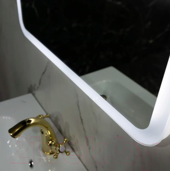 Изображение товара Зеркало Пекам Marta 60x60 / marta-60x60B (с подсветкой и бесконтактным сенсором)