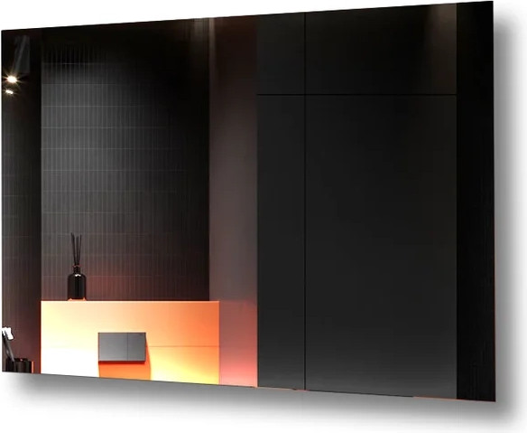 Изображение товара Зеркало Пекам Greta Fly 60x50 / GretaFly-60x50B (с подсветкой и бесконтактным сенсором)