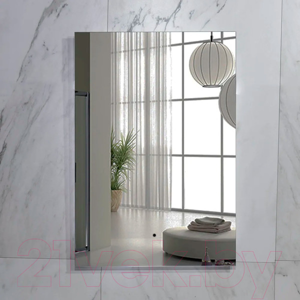 Изображение товара Зеркало Пекам Greta Fly 60x100 / GretaFly-60x100B (с подсветкой и бесконтактным сенсором)