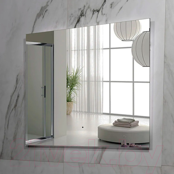 Изображение товара Зеркало Пекам Greta Fly 90x60 / GretaFly-90x60B (с подсветкой и бесконтактным сенсором)