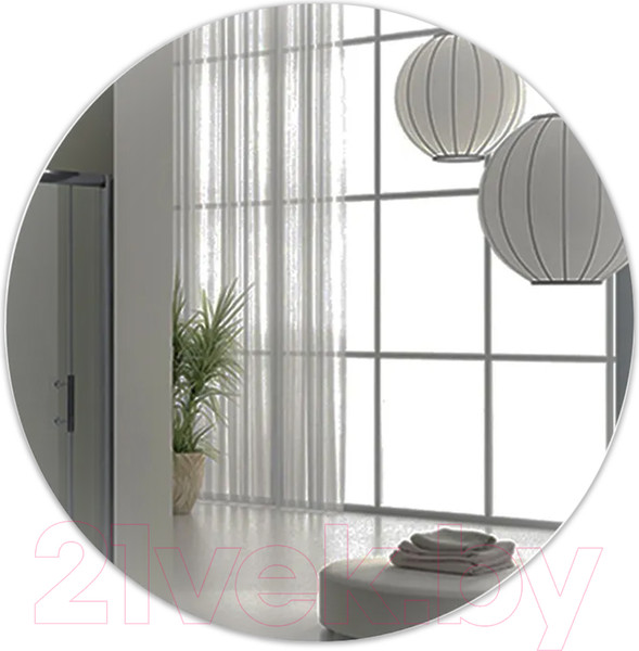 Изображение товара Зеркало Пекам Ring Fly 100x100 / RingFly-100x100B (с подсветкой и бесконтактным сенсором)