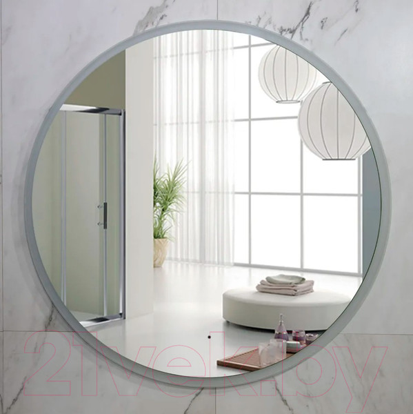 Изображение товара Зеркало Пекам Ring 100x100 / Ring-100x100B (с подсветкой и бесконтактным сенсором)
