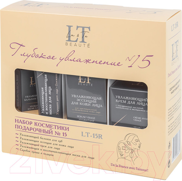 Изображение товара Набор косметики для волос La and Te beaute Глубокое увлажнение Бальзам+Эссенция+Крем+Маска LT15R
