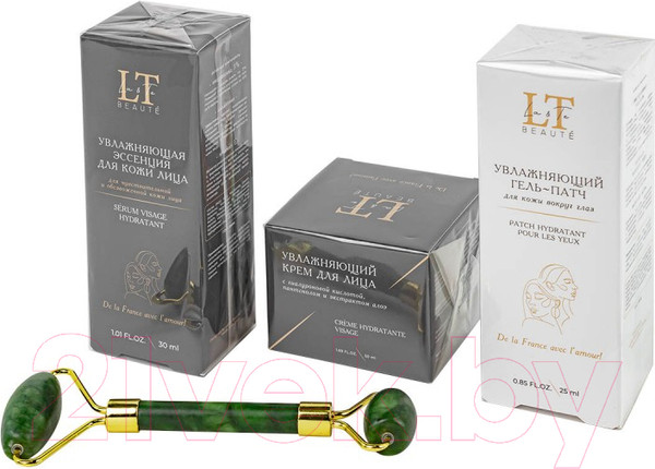 Изображение товара Набор косметики для лица La and Te beaute Гель-патч+Эссенция+Крем для лица+Массажный ролик LT-22
