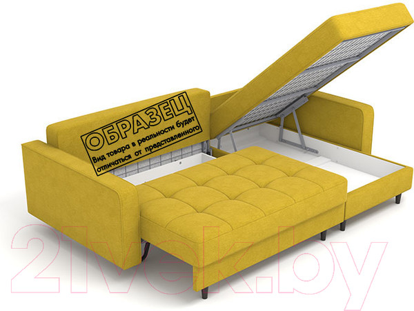 Изображение товара Диван угловой Rivalli Орлеан (Verona Latte 724 бежевый)