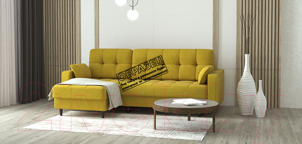 Изображение товара Диван угловой Rivalli Орлеан (Verona Latte 724 бежевый)