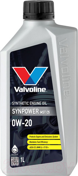 Изображение товара Моторное масло Valvoline SynPower MST C5 0W20 / 886742 (1л)