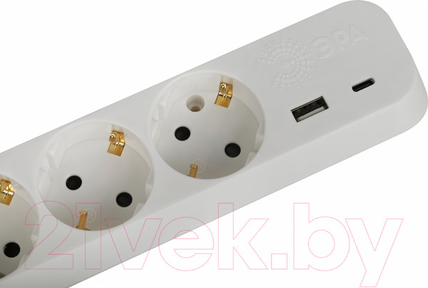 Изображение товара Удлинитель ЭРА UB-3es-3m-USB / Б0052898