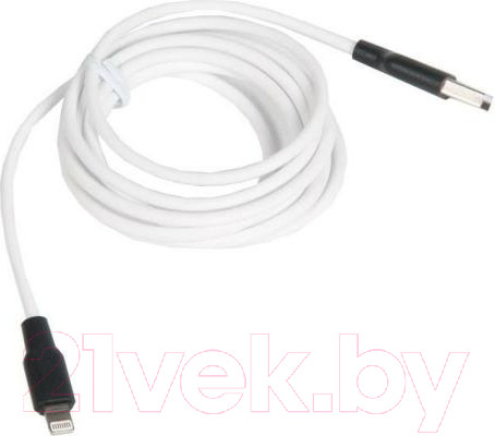 Изображение товара Кабель Hoco X21 Plus Lightning (2м, черный/белый)