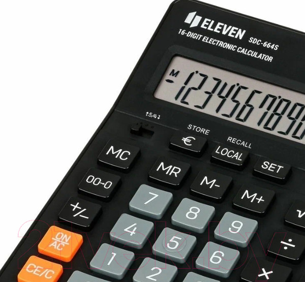 Изображение товара Калькулятор Eleven SDC-664S (черный)