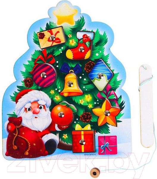 Изображение товара Развивающий игровой набор Лесная мастерская Магнитная рыбалка. Елочка Монтессори / 7052978