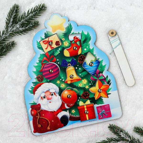 Изображение товара Развивающий игровой набор Лесная мастерская Магнитная рыбалка. Елочка Монтессори / 7052978