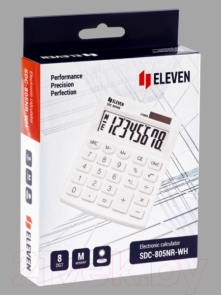Изображение товара Калькулятор Eleven SDC-805NR-WH (белый)
