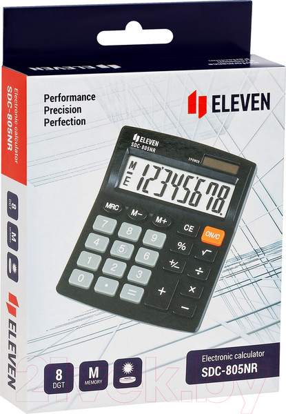 Изображение товара Калькулятор Eleven SDC-805NR (черный)