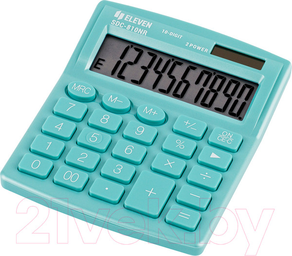 Изображение товара Калькулятор Eleven SDC-810NR-GN (бирюзовый)