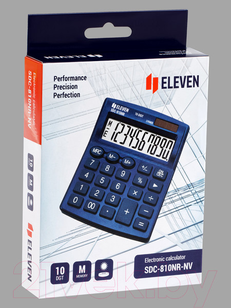 Изображение товара Калькулятор Eleven SDC-810NR-NV (темно-синий)