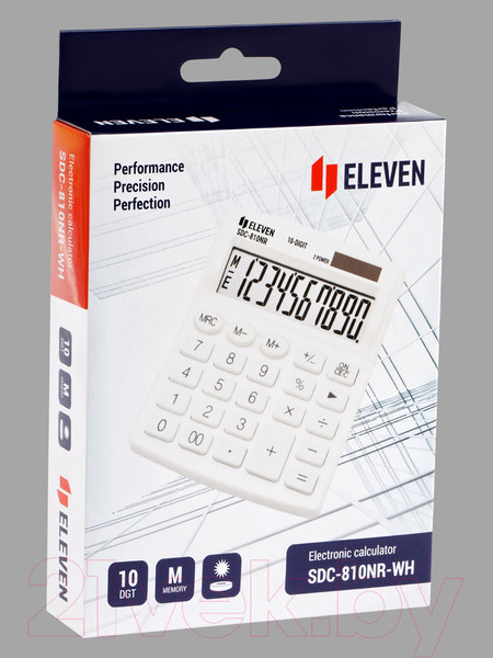 Изображение товара Калькулятор Eleven SDC-810NR-WH (белый)