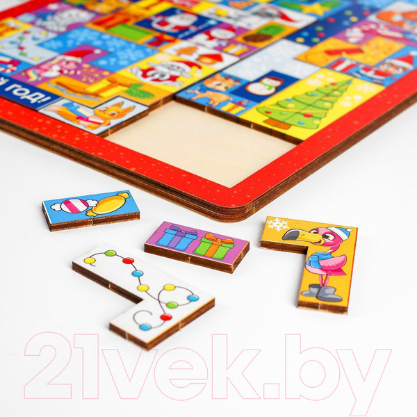 Изображение товара Развивающий игровой набор Лесная мастерская Головоломка. Тетрис. Любимый праздник / 4276207