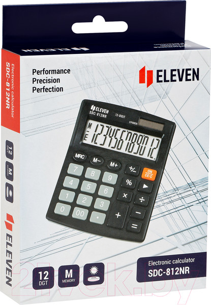Изображение товара Калькулятор Eleven SDC-812NR (черный)