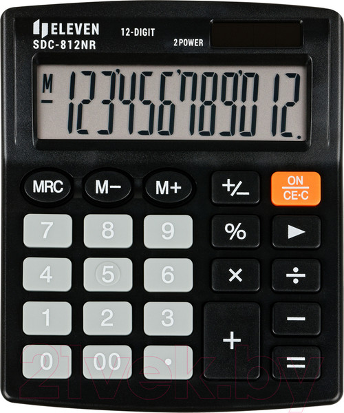 Изображение товара Калькулятор Eleven SDC-812NR (черный)