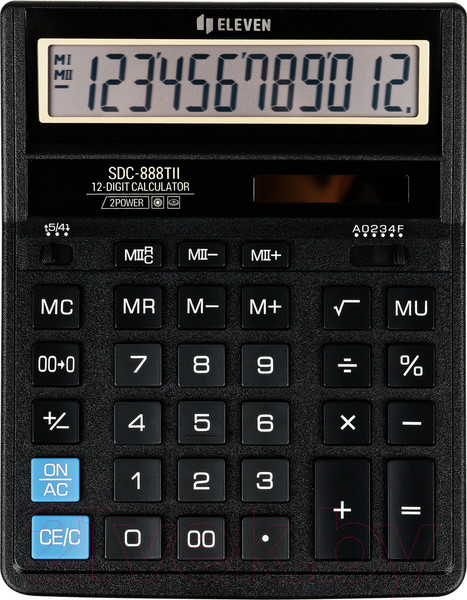 Изображение товара Калькулятор Eleven SDC-888TII (черный)