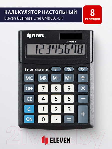 Изображение товара Калькулятор Eleven Business Line / CMB801-BK (черный)