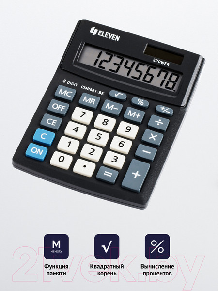 Изображение товара Калькулятор Eleven Business Line / CMB801-BK (черный)