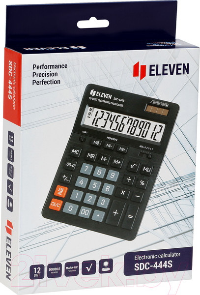 Изображение товара Калькулятор Eleven SDC-444S (черный)