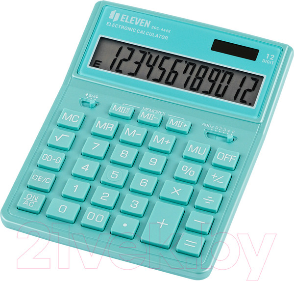 Изображение товара Калькулятор Eleven SDC-444X-GN (бирюзовый)
