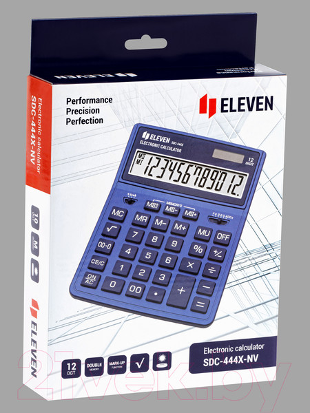 Изображение товара Калькулятор Eleven SDC-444X-NV (темно-синий)