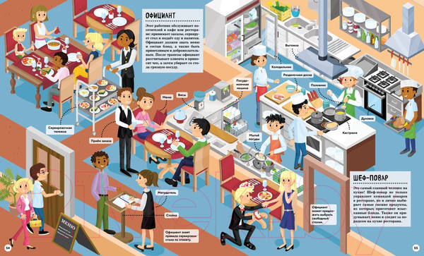 Изображение товара Энциклопедия Махаон Кем быть? Путешествие в мир профессий (Барсотти И.)