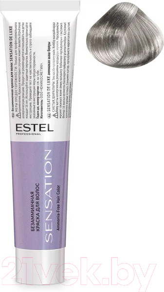 Изображение товара Крем-краска для волос Estel Sensation De Luxe 9/1 (блондин пепельный)