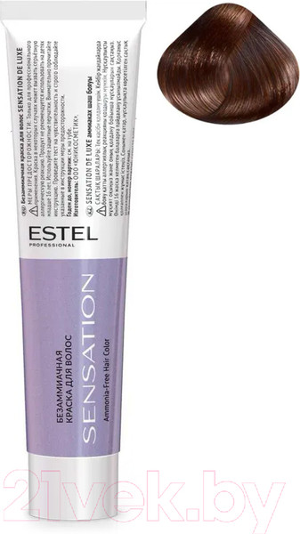 Изображение товара Крем-краска для волос Estel Sensation De Luxe 5/74 (светлый шатен коричнево-медный)