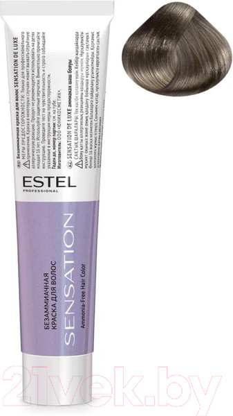 Изображение товара Крем-краска для волос Estel Sensation De Luxe 6/0 (темно-русый)