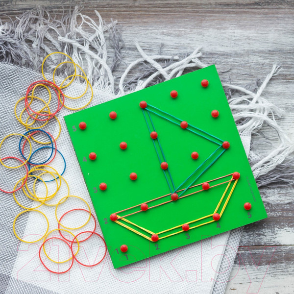 Изображение товара Бизиборд Лесная мастерская Геоборд. Играем вместе! / 1745322