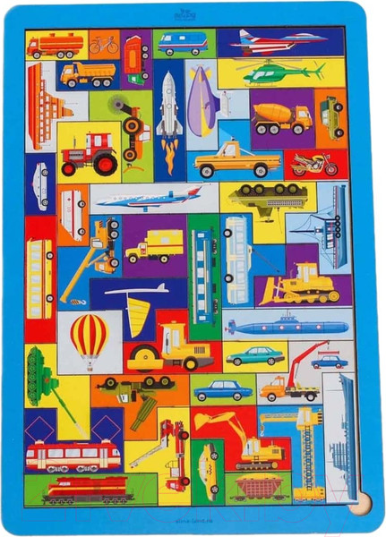 Изображение товара Развивающая игра Лесная мастерская Головоломка. Тетрис. Большой транспорт / 4276097