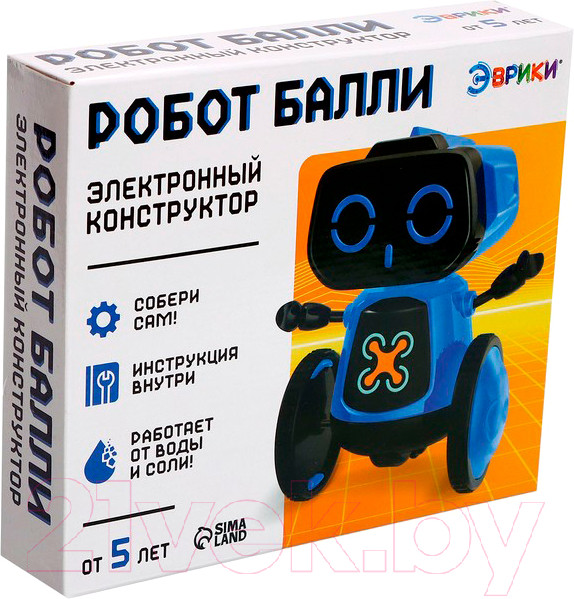 Изображение товара Конструктор электромеханический Эврики Робот Балли / 9143799