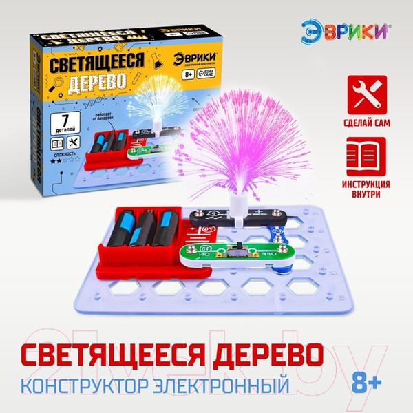 Изображение товара Конструктор электромеханический Эврики Светящееся дерево / 1283759