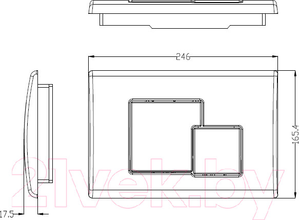 Изображение товара Унитаз подвесной с инсталляцией WeltWasser Marberg 410 + Nesenbach 004 GL-WT + Mar 507 SE