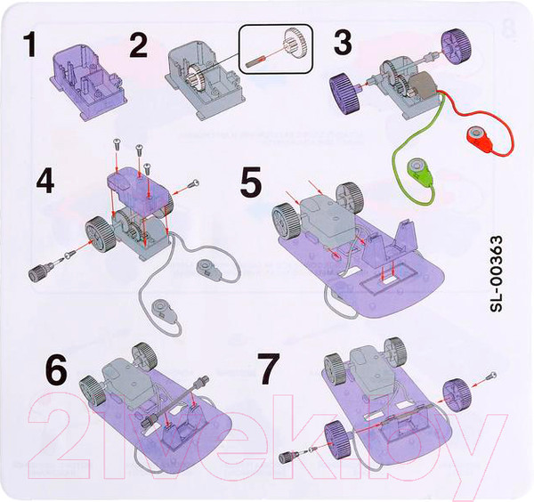 Изображение товара Конструктор электромеханический Эврики Солнцеход / 2304284