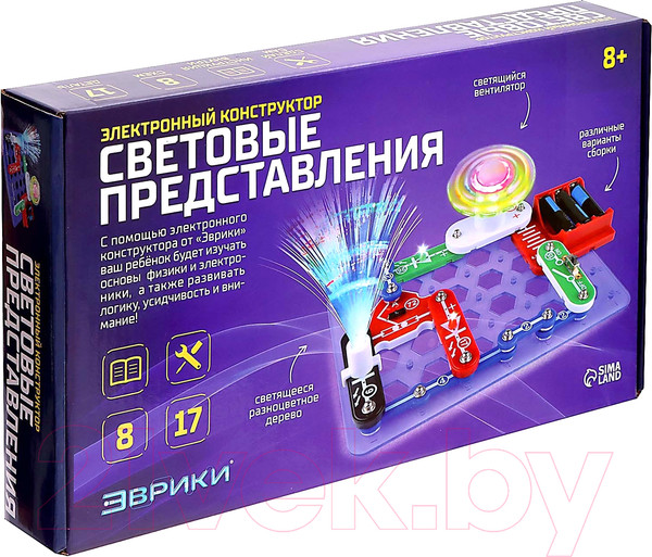 Изображение товара Конструктор электромеханический Эврики Световые представления / 1283763