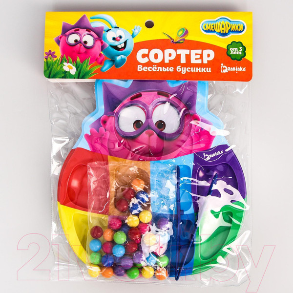 Изображение товара Сортер Смешарики Веселые бусинки / 5081814