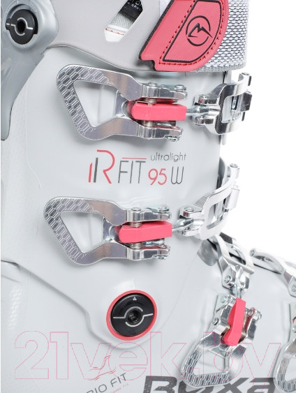 Изображение товара Горнолыжные ботинки Roxa Rfit W 95 GW / 210402 (р.23.5, светло-серый/коралловый)