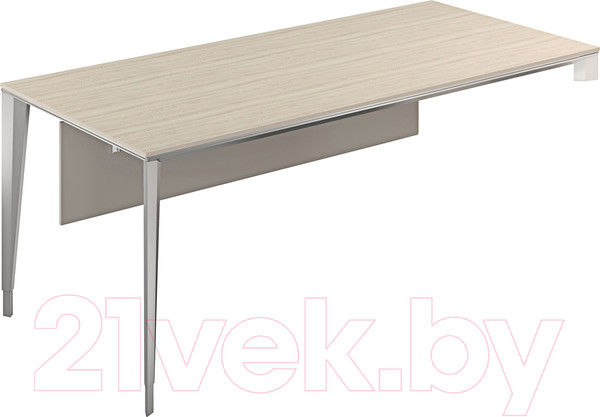 Изображение товара Письменный стол Norden 180x90x74 / NZ-0105.YN.AL (ясень наварра/алюминий)