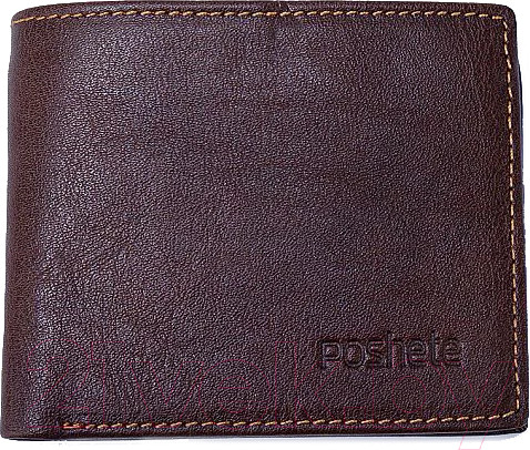 Изображение товара Портмоне Poshete 846-86080-3-DBW (коричневый)