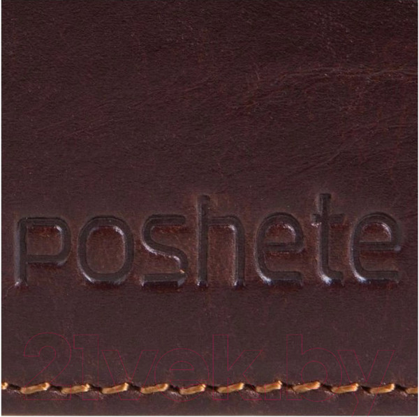 Изображение товара Портмоне Poshete 846-86080-3-DBW (коричневый)