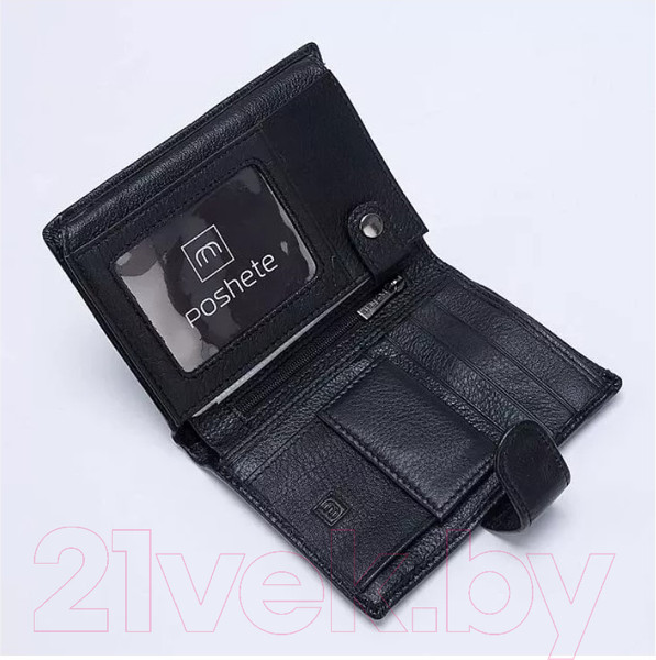 Изображение товара Портмоне Poshete 848-22-302-BLK (черный)