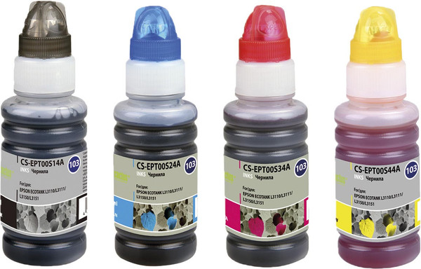 Изображение товара Комплект контейнеров с чернилами Cactus CS-EPT00S14-44A 103