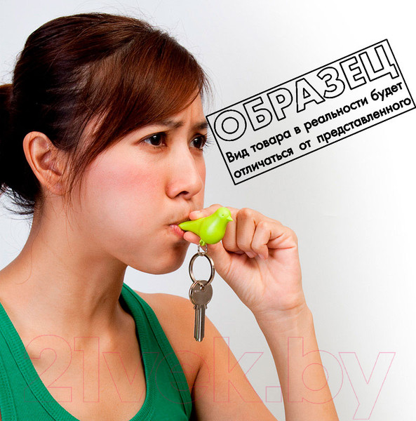 Изображение товара Ключница настенная Qualy Duo Sparrow / QL10124-WH-WH-PU (белый/фиолетовый)